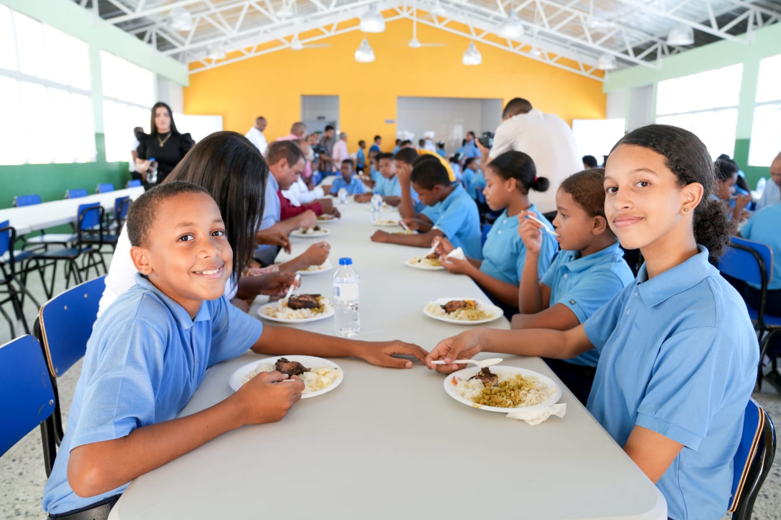 El INABIE destaca menús del almuerzo escolar